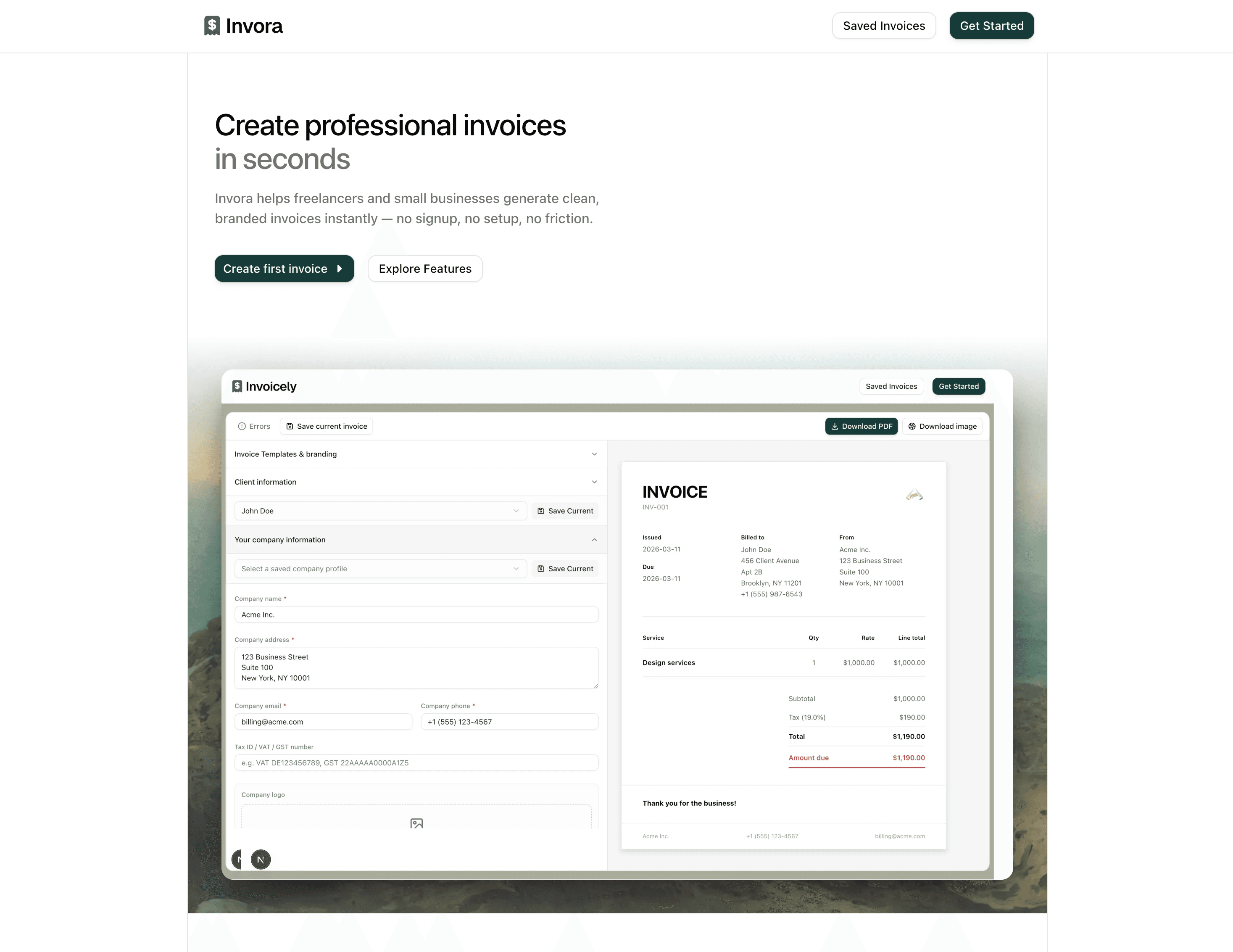 Invora project Image
